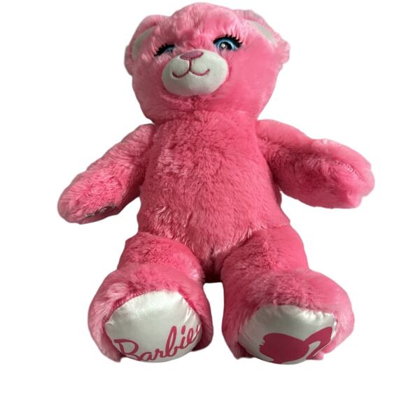 2023 Build A Bear Limited Edition Barbie Movie Pink Stuffed Plush Bear BAB - Picture 1 of 6